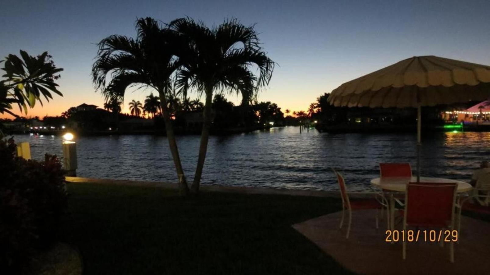 ポンパノビーチ Studio Intracoastal Views! 5 Min Walk To The Beachヴィラ エクステリア 写真