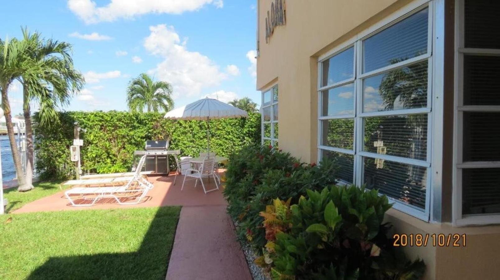 ポンパノビーチ Studio Intracoastal Views! 5 Min Walk To The Beachヴィラ エクステリア 写真